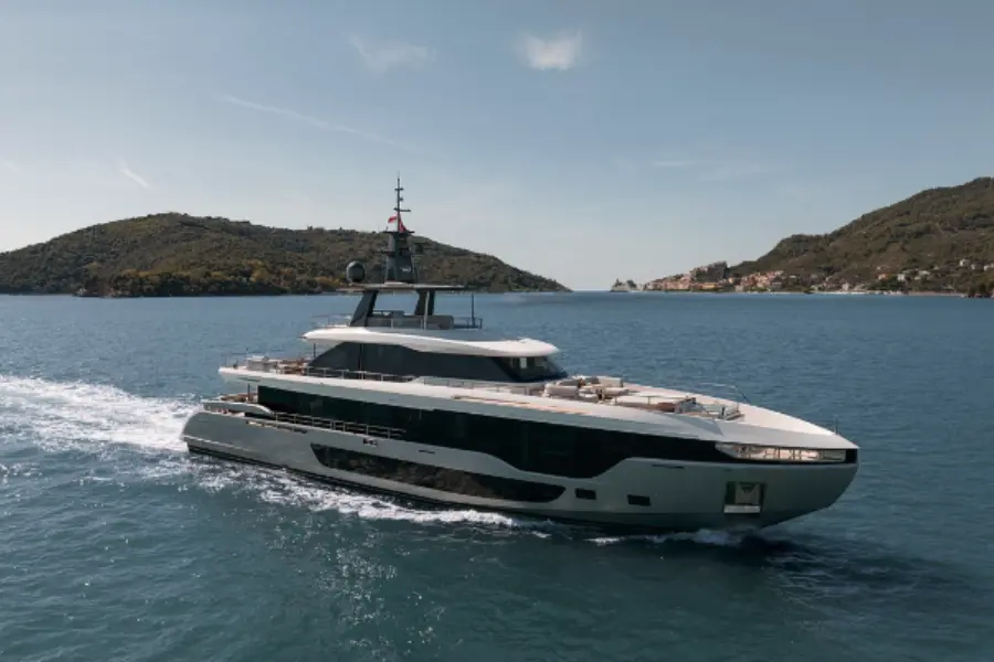 Azimut 116, exterior — Athens Yachts Rental, Athens. Azimut 116 — 36m