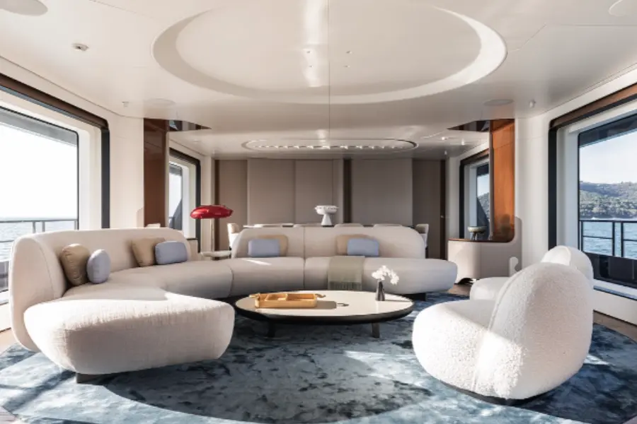 Azimut 116, main deck — Athens Yachts Rental, Athens. Azimut 116 — 36m