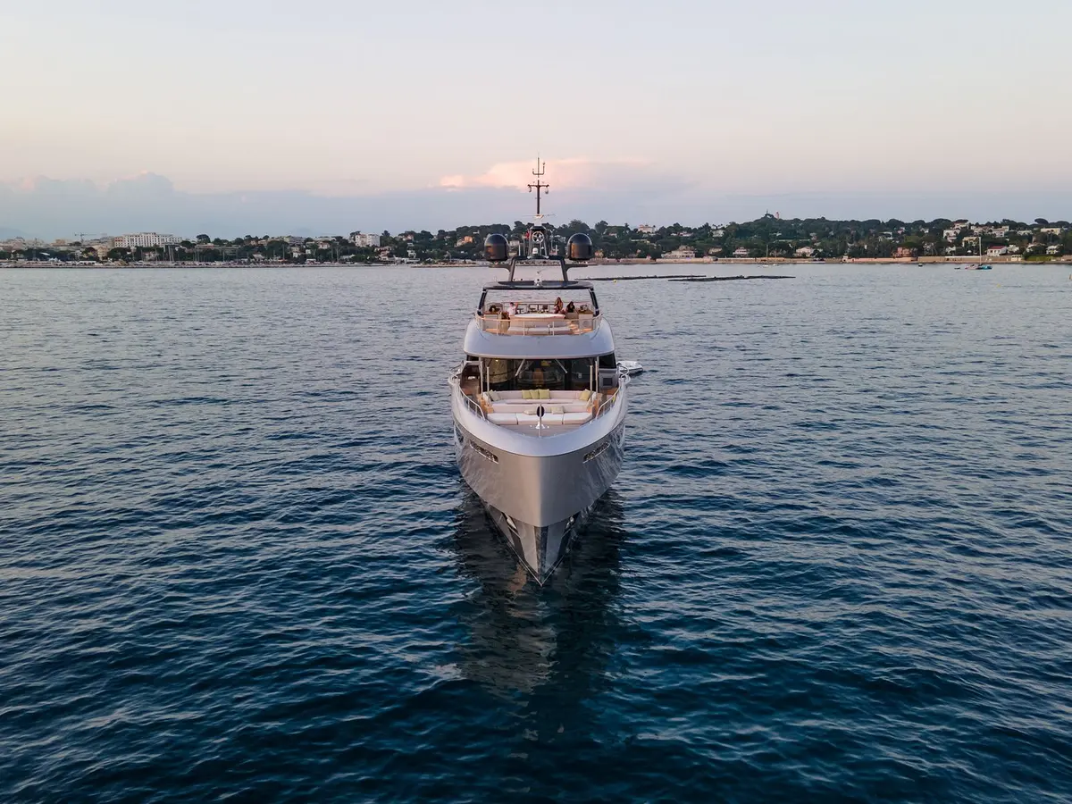Benetti 28m, aft deck — Athens Yachts Rental, Athens. Benetti 28m — 28m