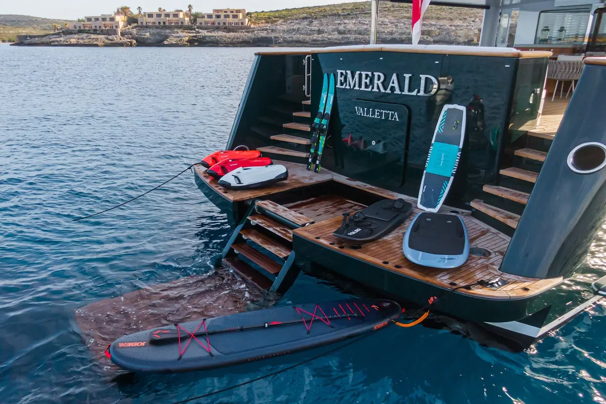 Emerald, master cabin — Athens Yachts Rental, Athens. Emerald — 50m