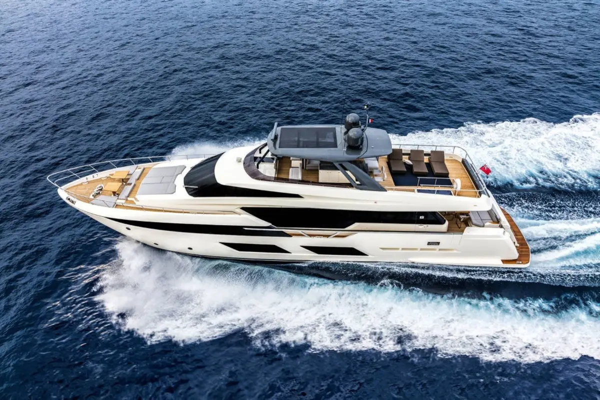 Ferretti 920, exterior — Athens Yachts Rental, Athens. Ferretti 920 — 28m