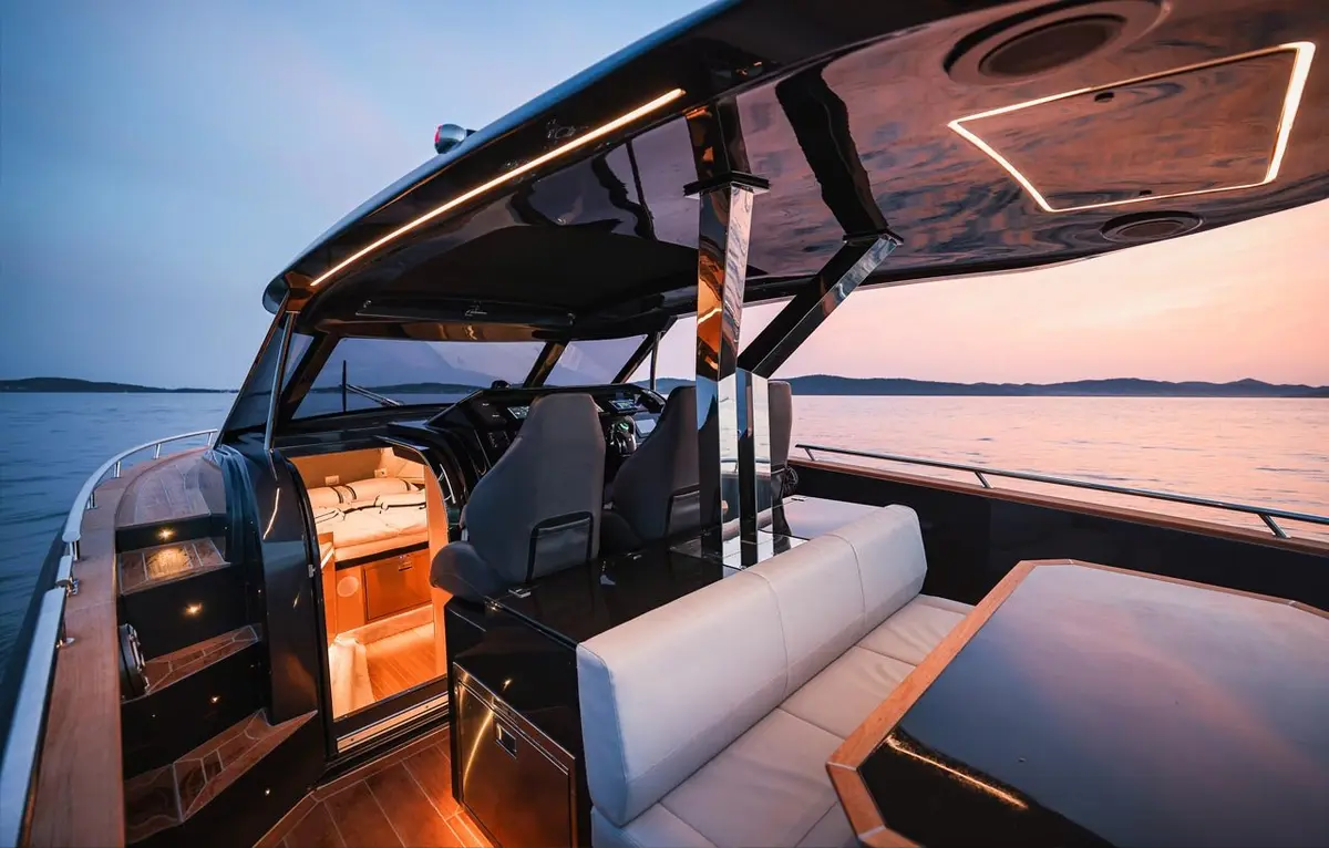Forza 37, aft deck — Athens Yachts Rental, Athens. Forza 37 — 20m