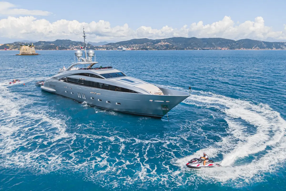 Silver Wind, exterior — Athens Yachts Rental, Athens. Silver Wind — 44m