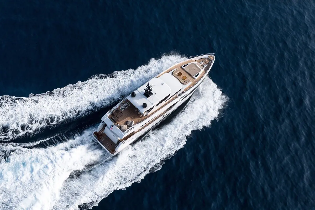 Majesty 100, main deck — Athens Yachts Rental, Athens. Majesty 100 — 32m