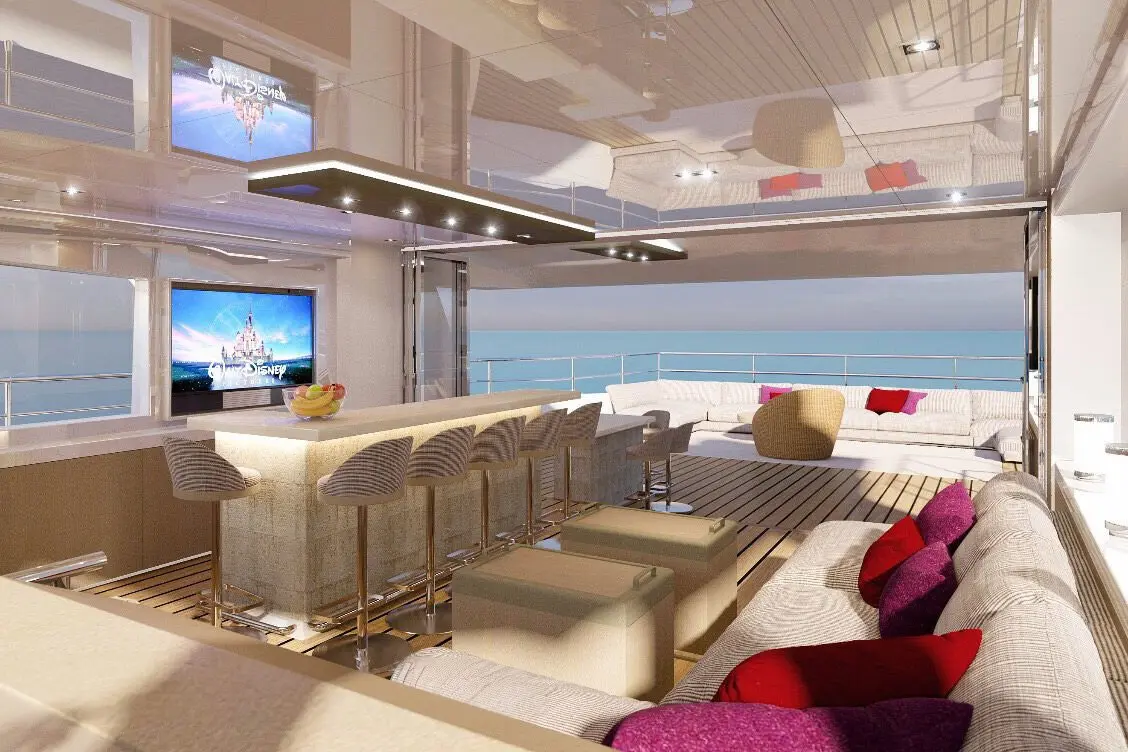 Majesty 100, master cabin — Athens Yachts Rental, Athens. Majesty 100 — 32m