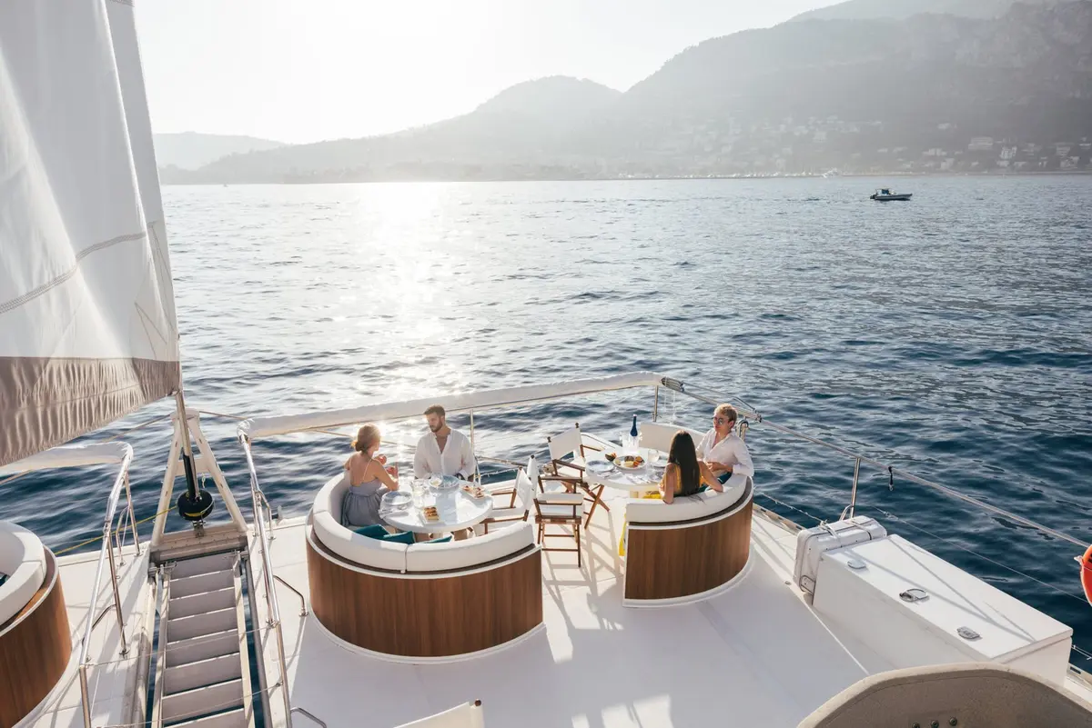 Manana Yacht, flybridge — Athens Yachts Rental, Athens. Manana Yacht — 20.8m
