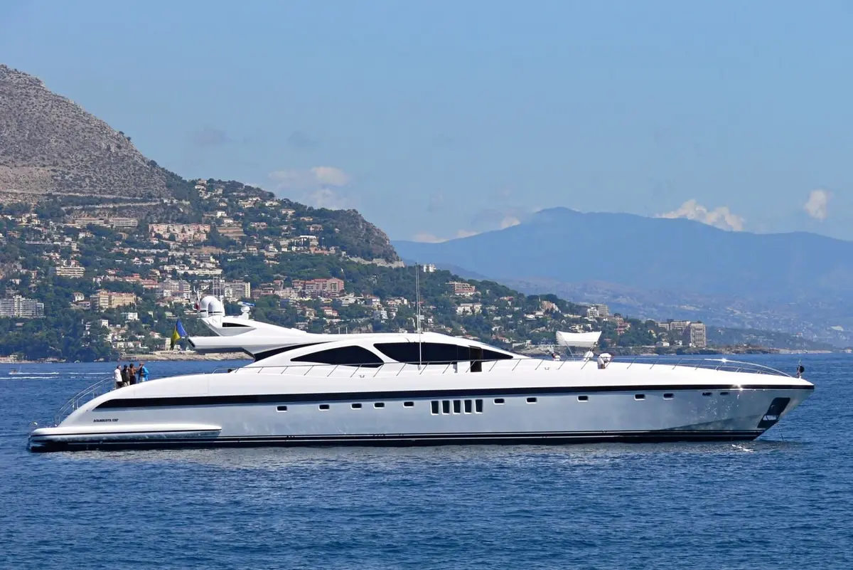 Mangusta 130, main deck — Athens Yachts Rental, Athens. Mangusta 130 — 40m