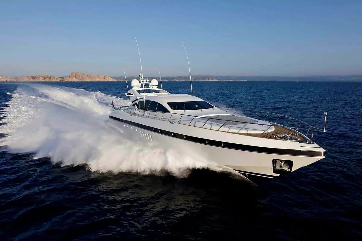 Mangusta 92, exterior — Athens Yachts Rental, Athens. Mangusta 92 — 28m