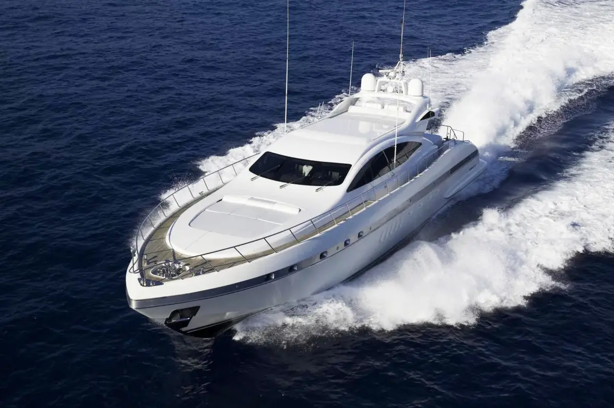 Mangusta 92, aft deck — Athens Yachts Rental, Athens. Mangusta 92 — 28m