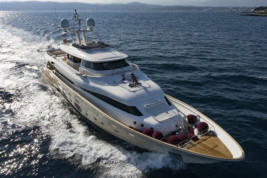 Navetta 33, aft deck — Athens Yachts Rental, Athens. Navetta 33 — 33m