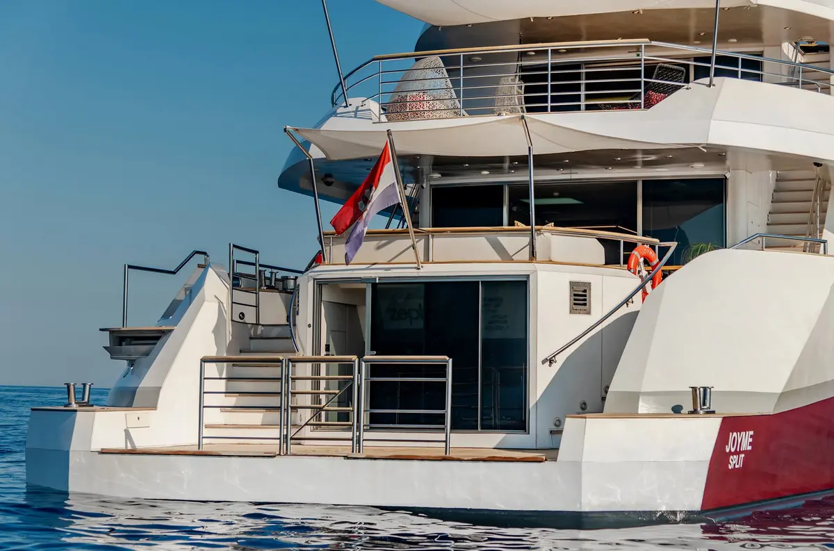 Philip Zepter 50m, aft deck — Athens Yachts Rental, Athens. Philip Zepter 50m — 50m