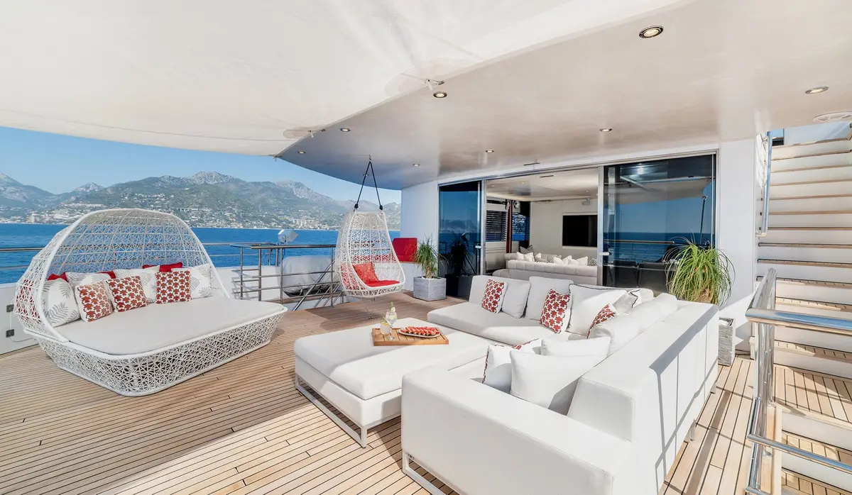 Philip Zepter 50m, flybridge — Athens Yachts Rental, Athens. Philip Zepter 50m — 50m