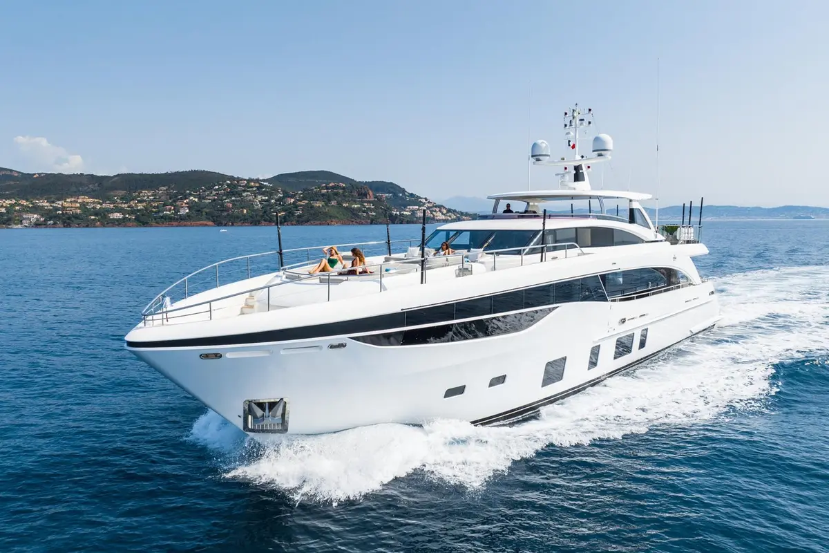 Princess 35M, main deck — Athens Yachts Rental, Athens. Princess 35M — 35m