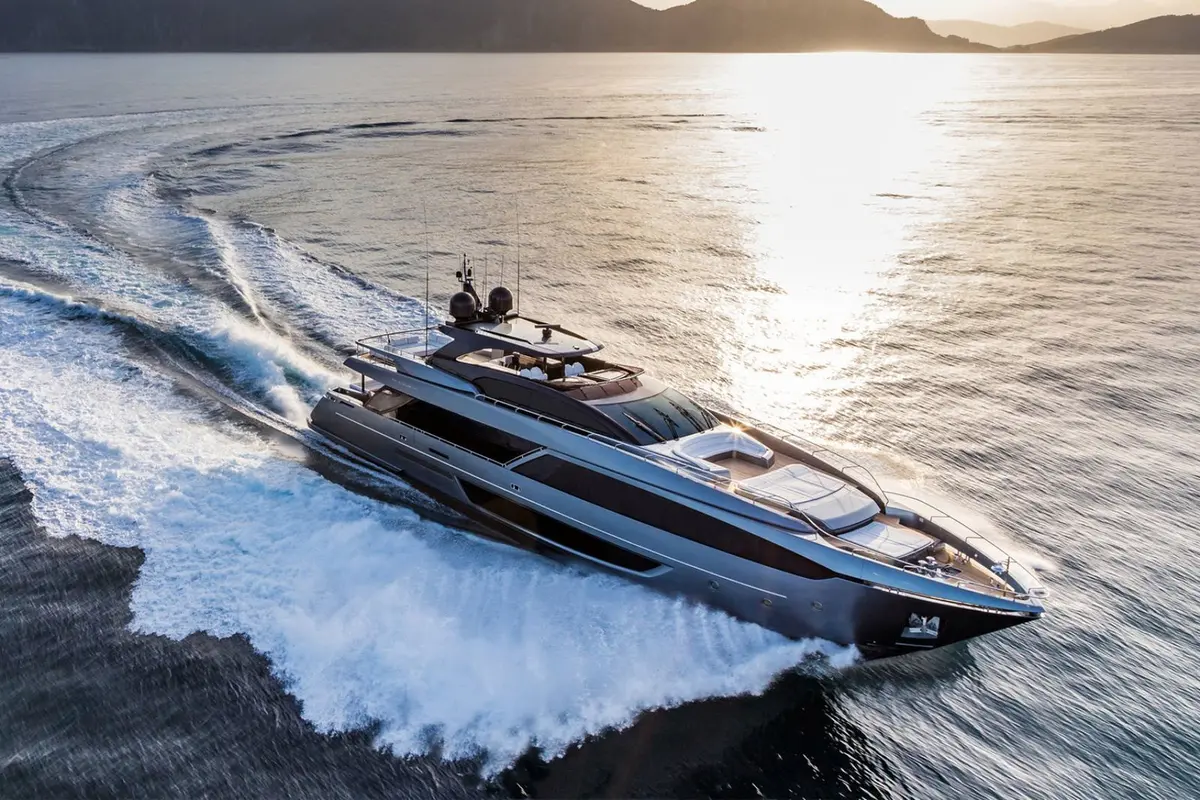 Riva 110, main deck — Athens Yachts Rental, Athens. Riva 110 — 33m