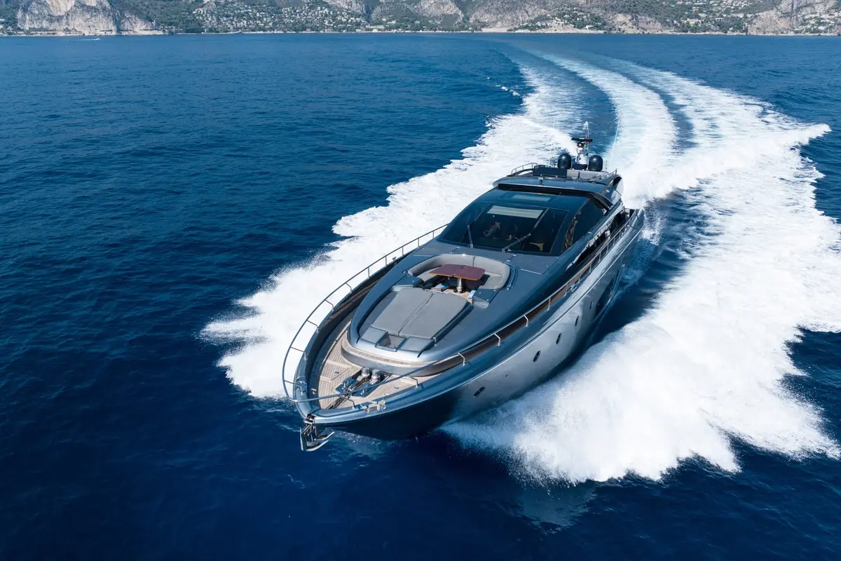 Riva 86 Domino, aft deck — Athens Yachts Rental, Athens. Riva 86 Domino — 26m