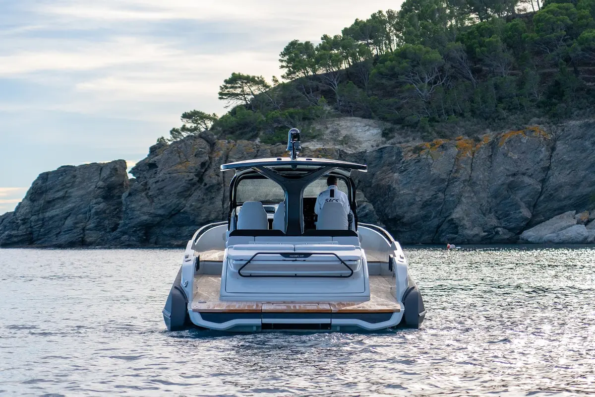 Sacs 47, aft deck — Athens Yachts Rental, Athens. Sacs 47 — 14m