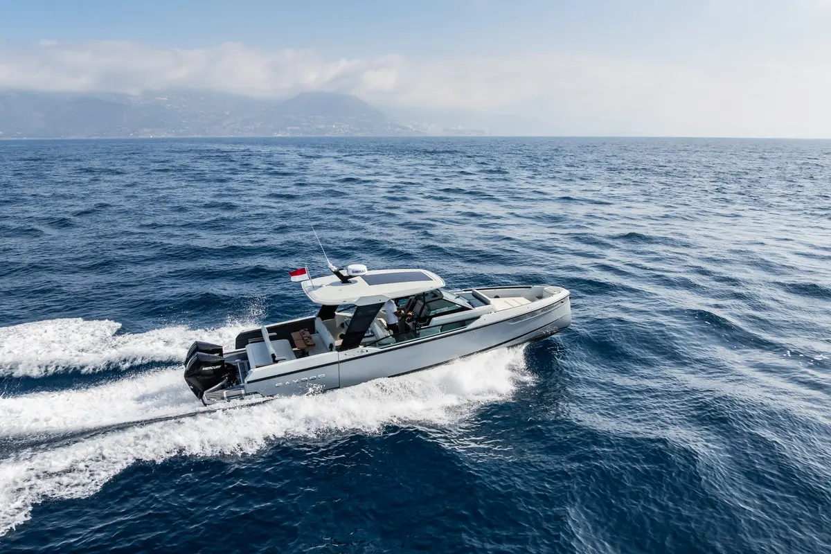 Saxdor 320, aft deck — Athens Yachts Rental, Athens. Saxdor 320 — 10m
