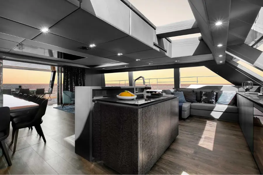 Sunreef 80, master cabin — Athens Yachts Rental, Athens. Sunreef 80 — 23.9m