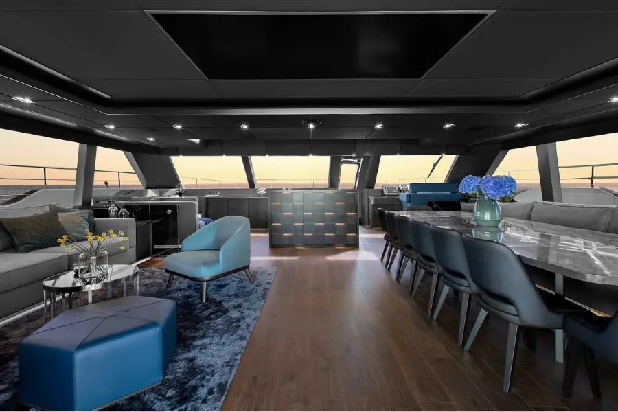 Sunreef 80, flybridge — Athens Yachts Rental, Athens. Sunreef 80 — 23.9m