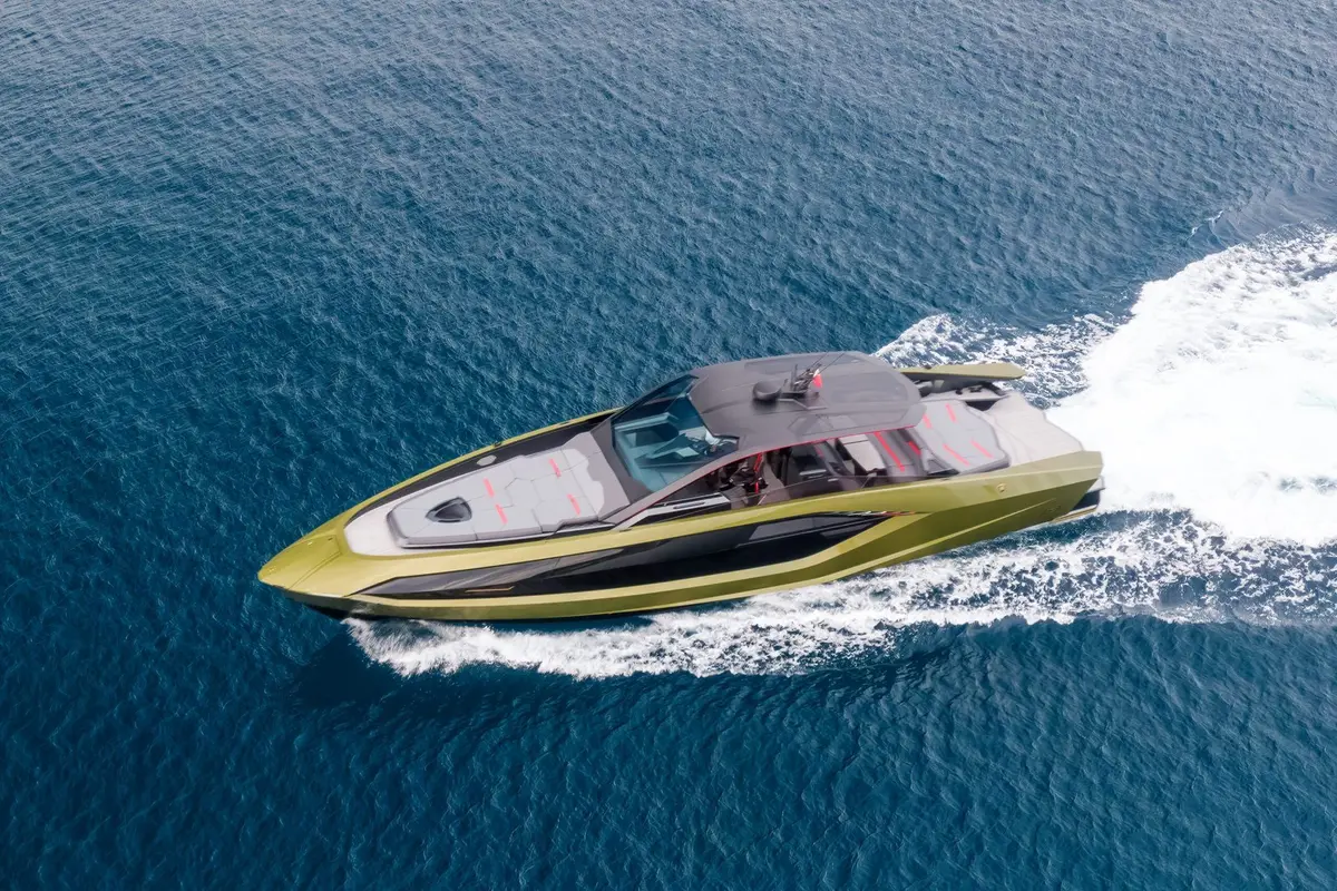 Lamborghini 63, exterior — Athens Yachts Rental, Athens. Lamborghini 63 — 20m