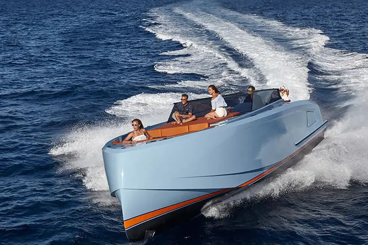 Vanquish VQ60, aft deck — Athens Yachts Rental, Athens. Vanquish VQ60 — 18.3m