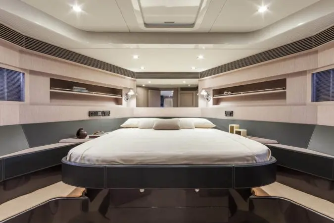 Virtus 63, master cabin — Athens Yachts Rental, Athens. Virtus 63 — 19m