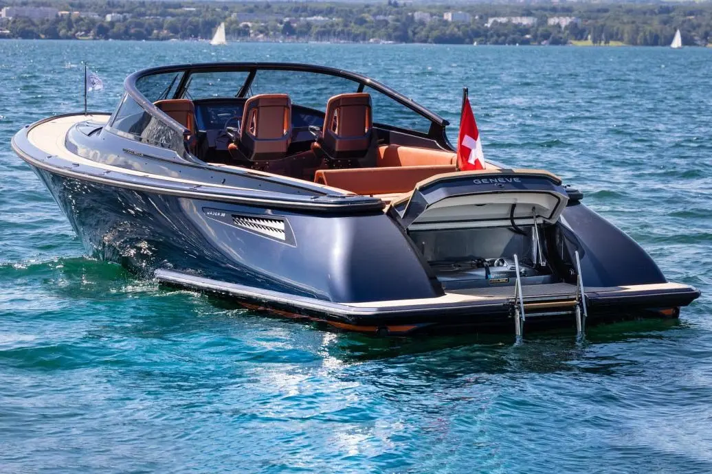 Wajer 38, aft deck — Athens Yachts Rental, Athens. Wajer 38 — 11.3m